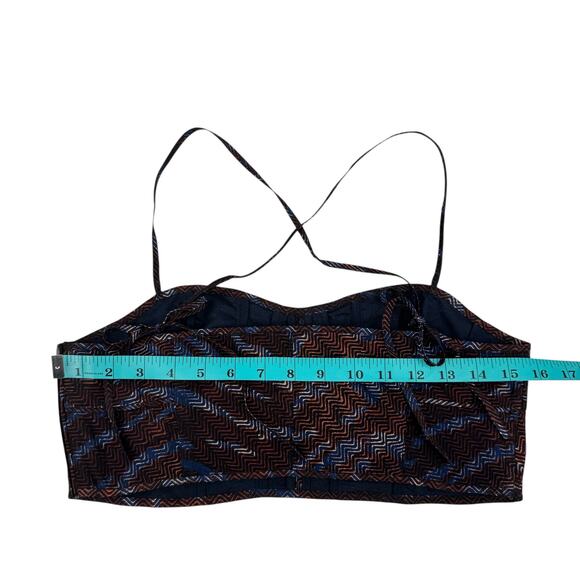 Ulla Johnson NWT Dalaney Bralette Tiger Dark Print Strappy Corset Crop Top - Picture 12 of 14